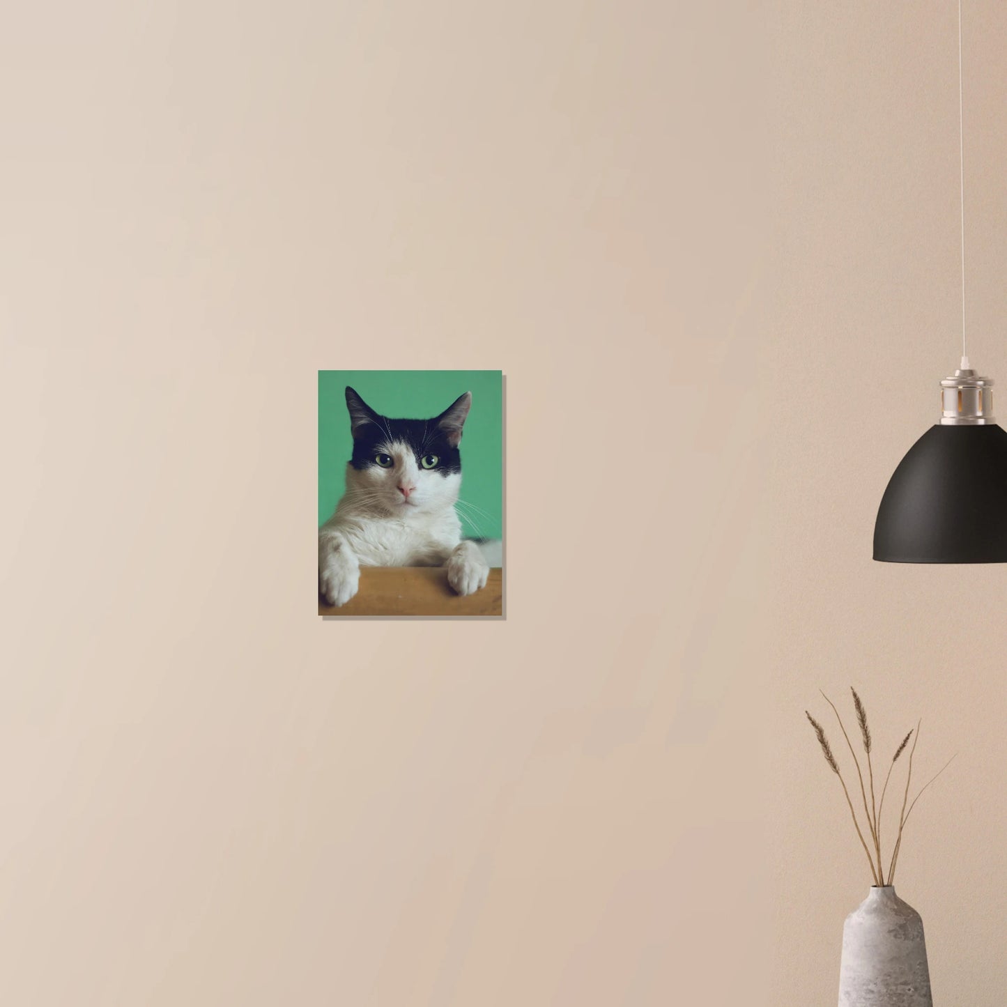 Custom Pet Art Print with a sample pet photo, view 3