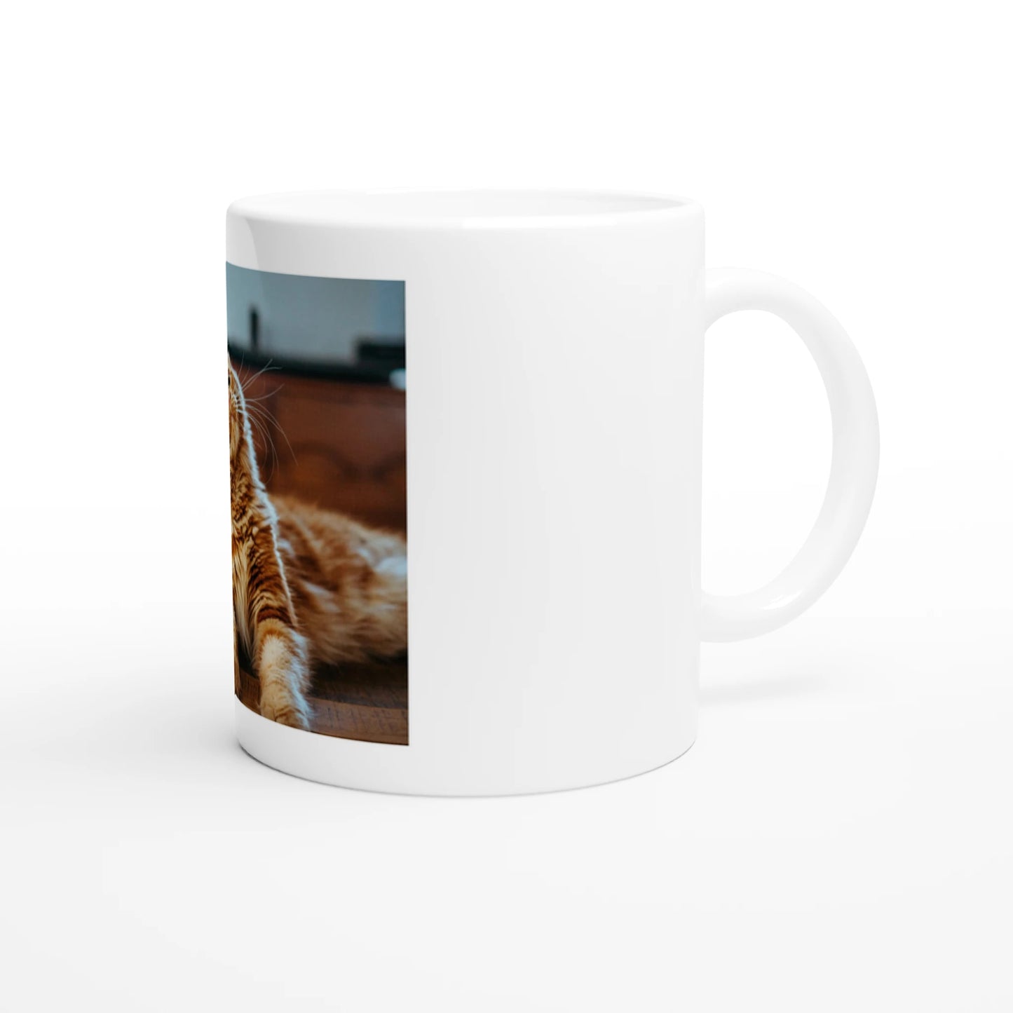 Custom Pet Photo Mug with a sample pet photo, view 4