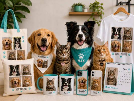 PetCalendar.com pets with personalized calendars, mugs, and gifts