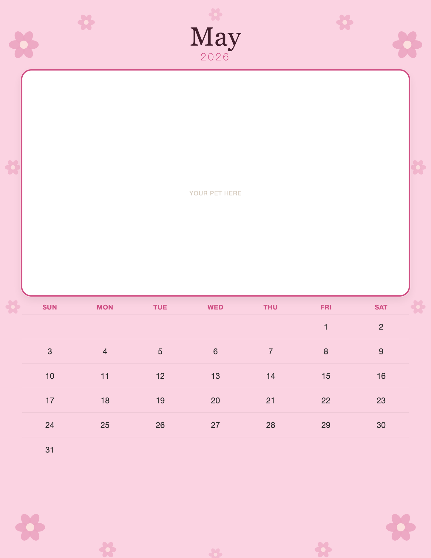 may calendar page