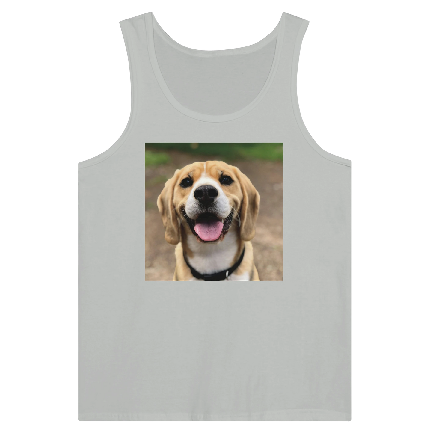 Custom Pet Tank Top with a sample pet photo, view 4