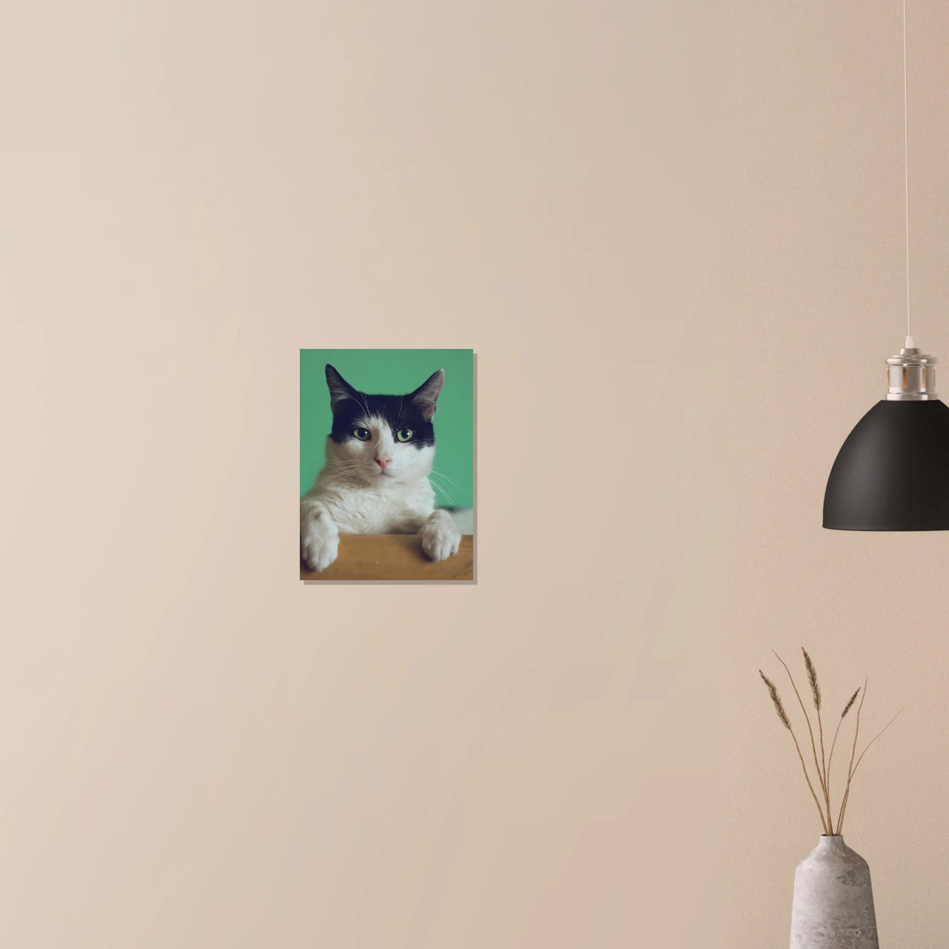 Custom Pet Art Print with a sample pet photo, view 3