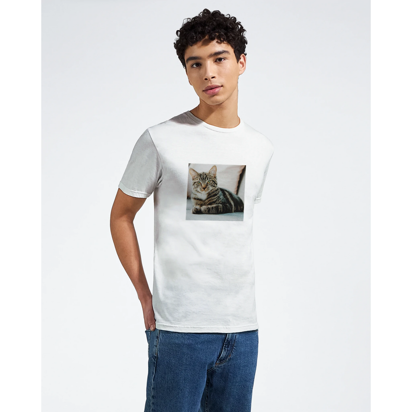 Custom Pet T-Shirt with a sample pet photo, view 9