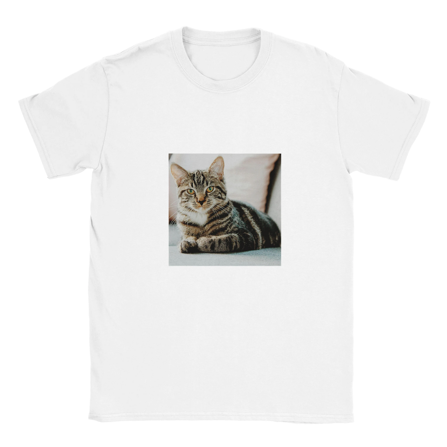 Custom Pet T-Shirt with a sample pet photo, view 1