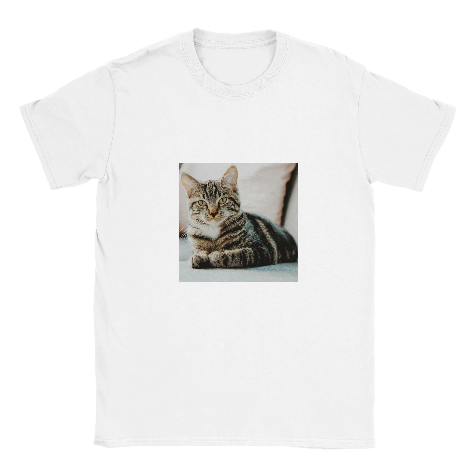 Custom Pet T-Shirt with a sample pet photo, view 1