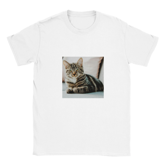 Custom Pet T-Shirt with a sample pet photo, view 1