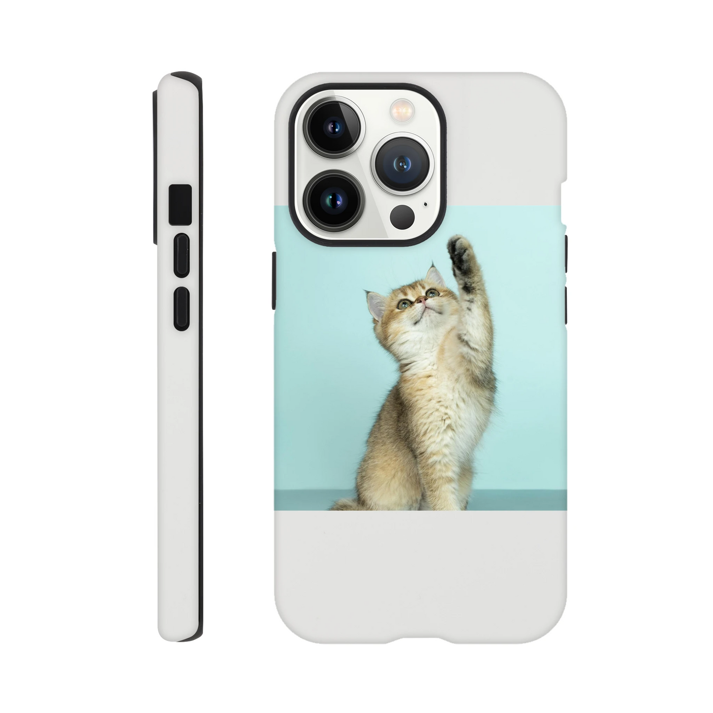 Custom Pet Phone Case with a sample pet photo, view 2