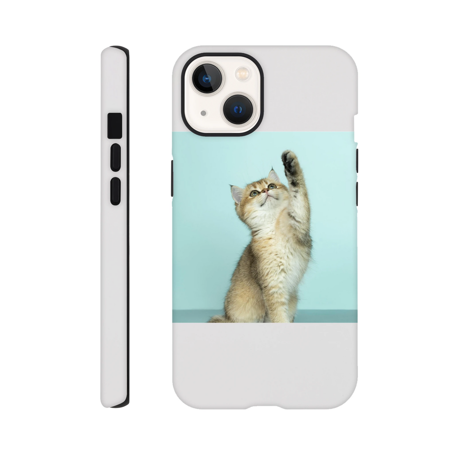 Custom Pet Phone Case with a sample pet photo, view 3