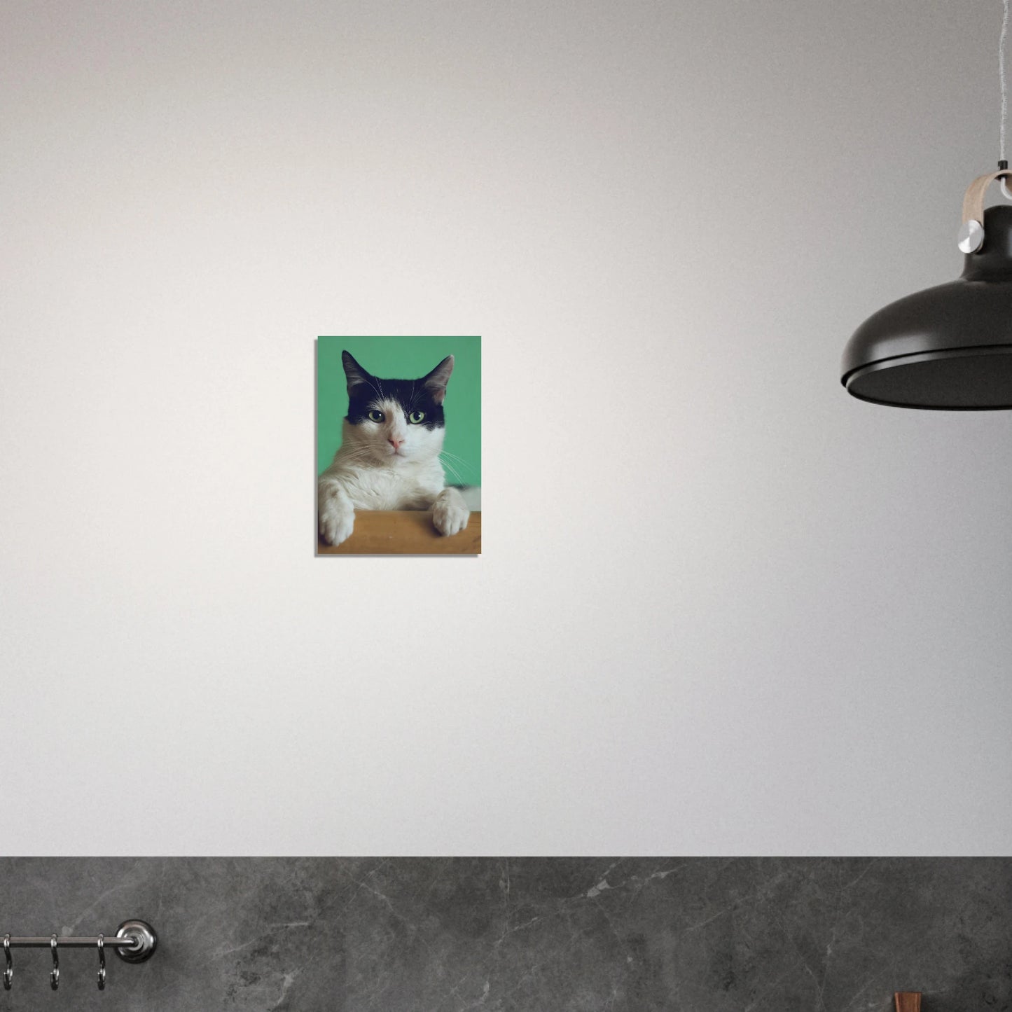 Custom Pet Art Print with a sample pet photo, view 2