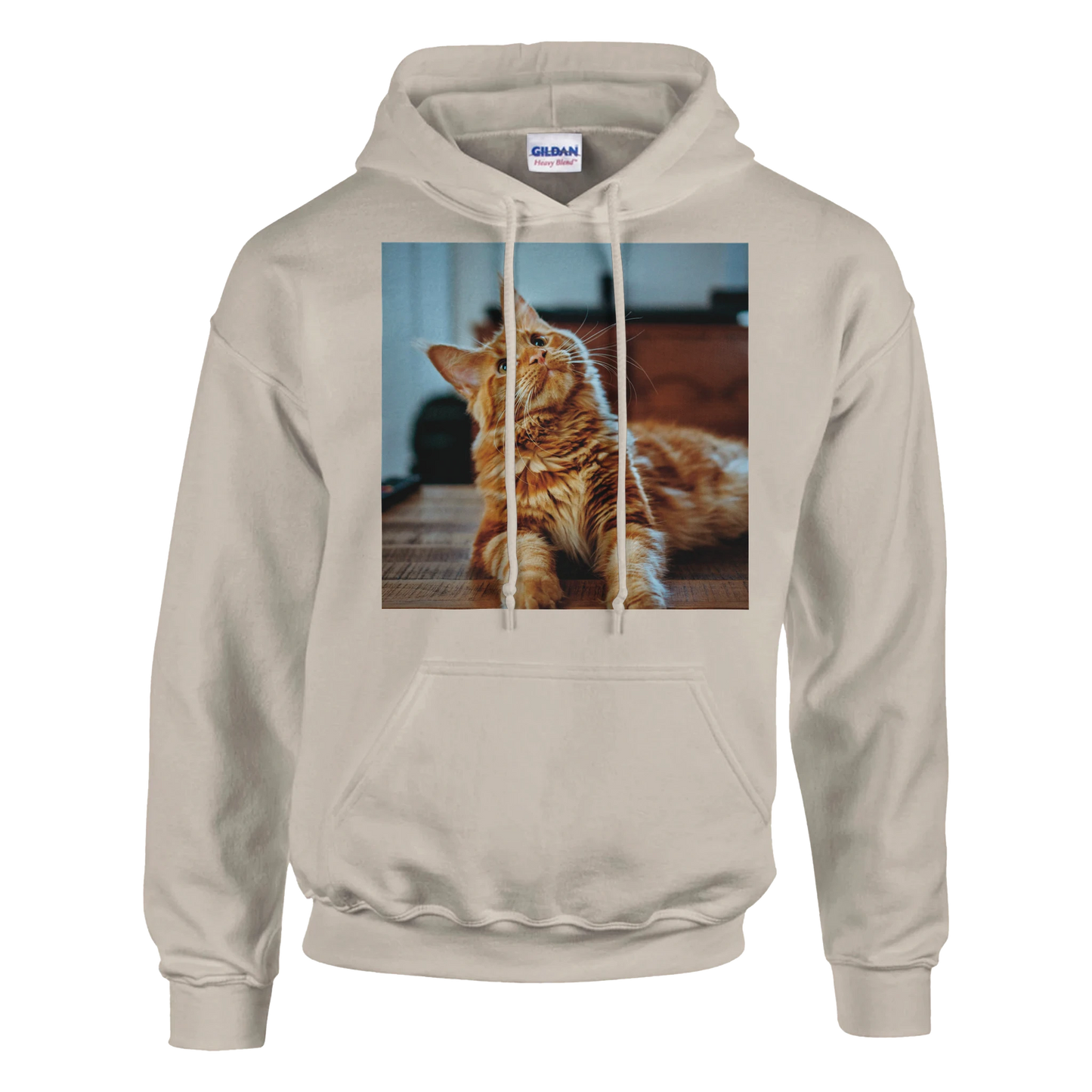 Custom Pet Hoodie with a sample pet photo, view 2