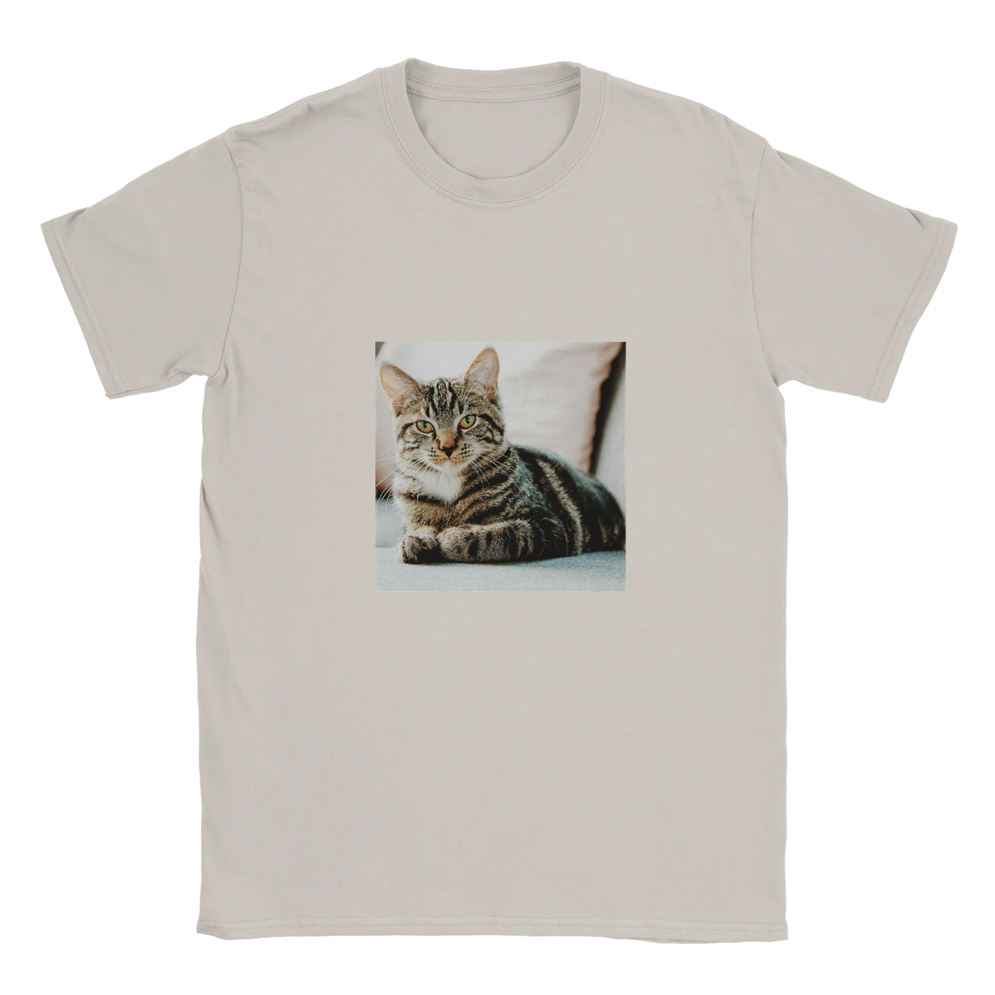 Custom Pet T-Shirt with a sample pet photo, view 2