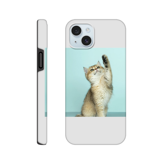 Custom Pet Phone Case with a sample pet photo, view 1