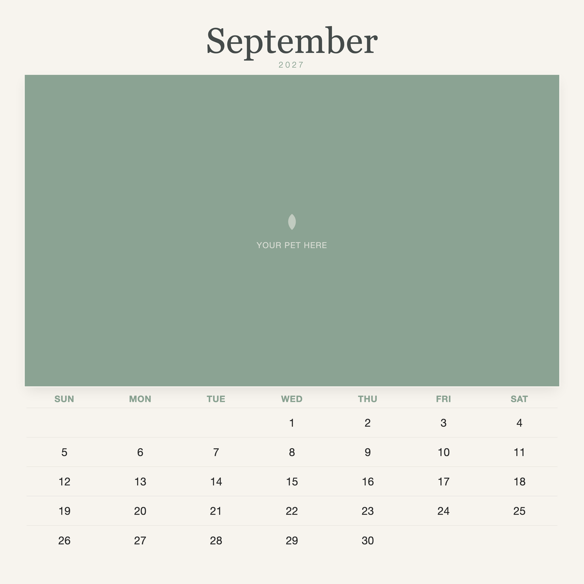 pet-calendar-2027-watercolor-sq7-pages 09-september