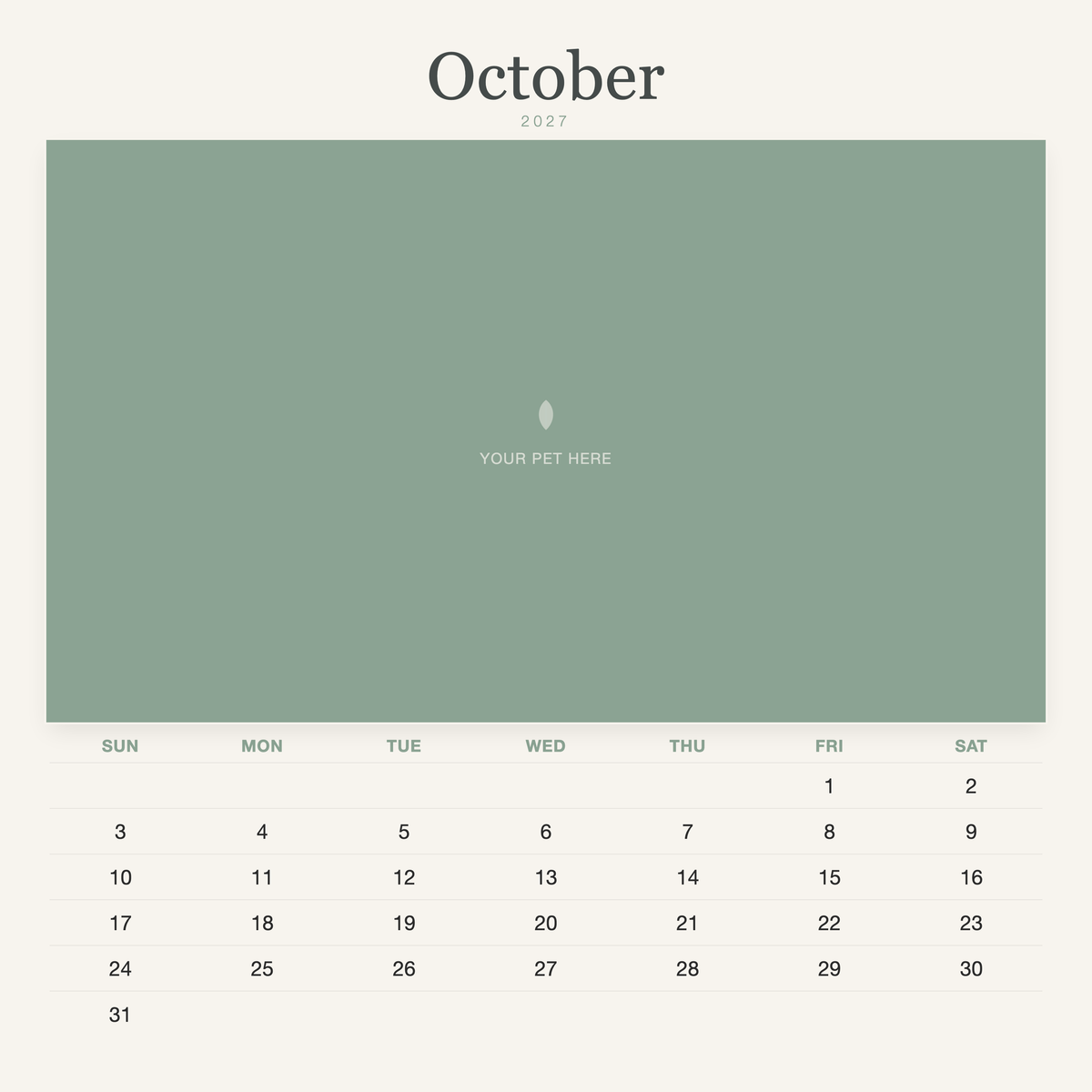 pet-calendar-2027-watercolor-sq7-pages 10-october