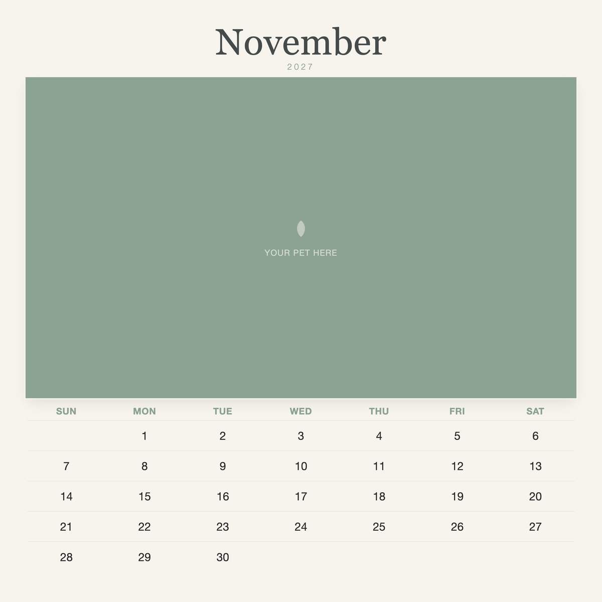 pet-calendar-2027-watercolor-sq7-pages 11-november