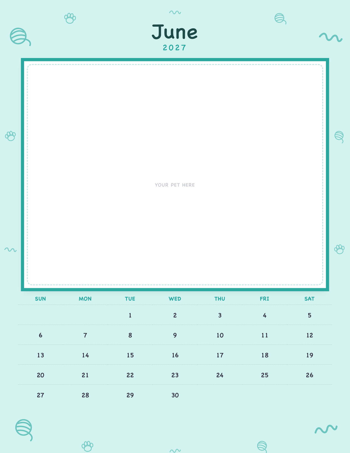pet-calendar-2027-doodle-pages 06-june