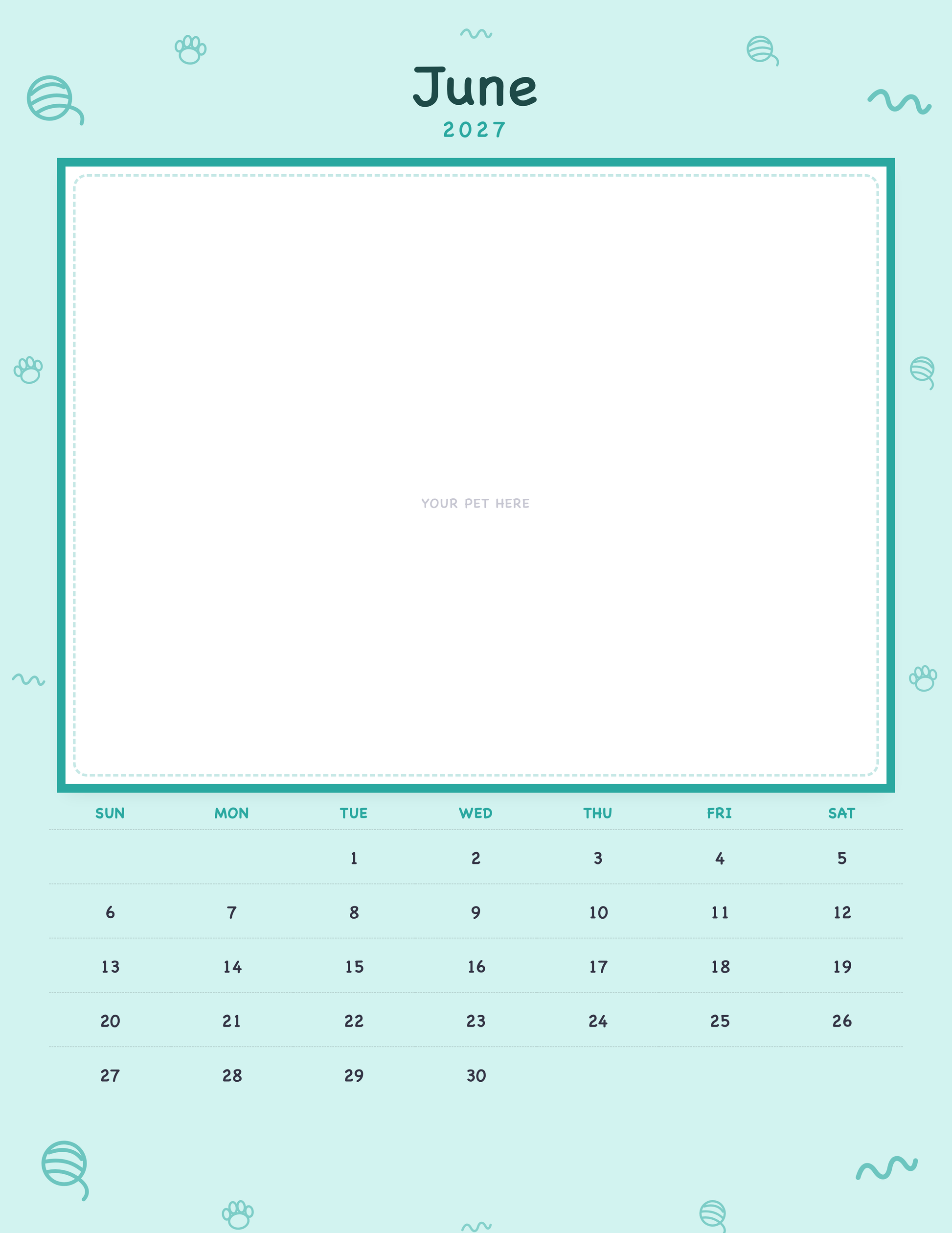 pet-calendar-2027-doodle-pages 06-june