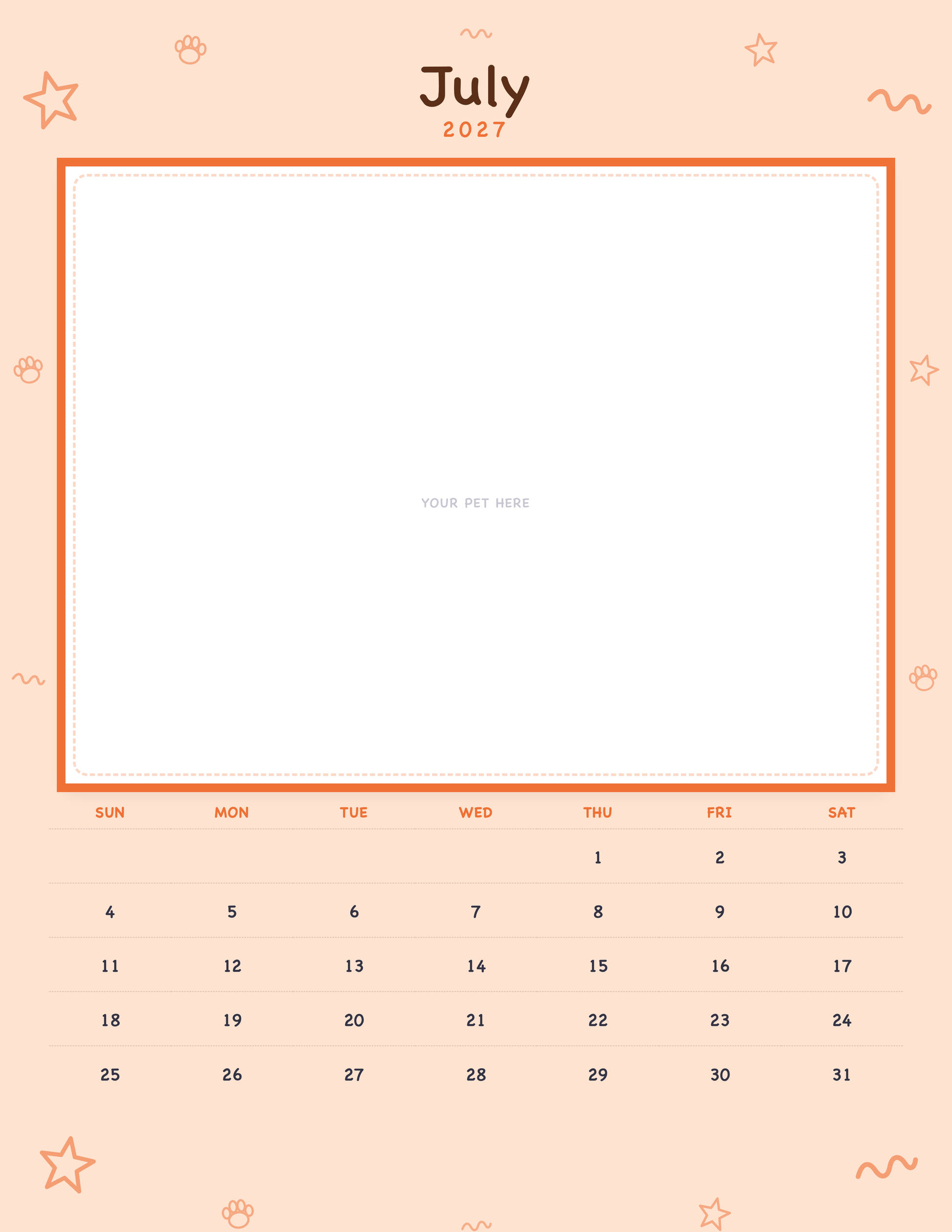 pet-calendar-2027-doodle-pages 07-july