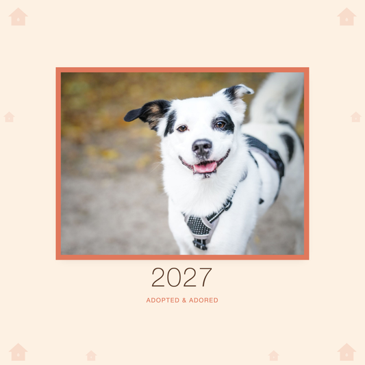 2027 gotcha calendar cover with sample pet photo