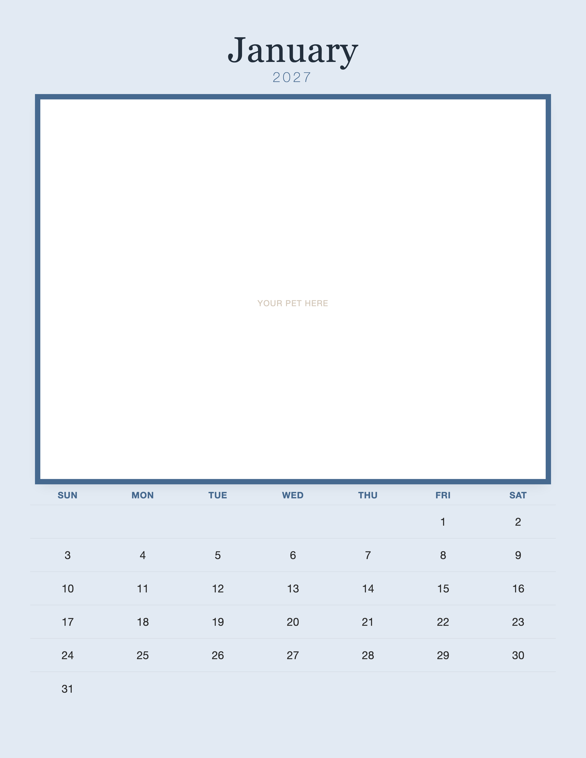 pet-calendar-2027-plain-blue-pages 01-january