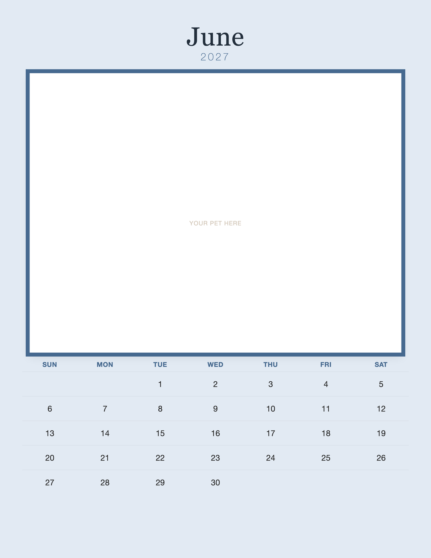 pet-calendar-2027-plain-blue-pages 06-june