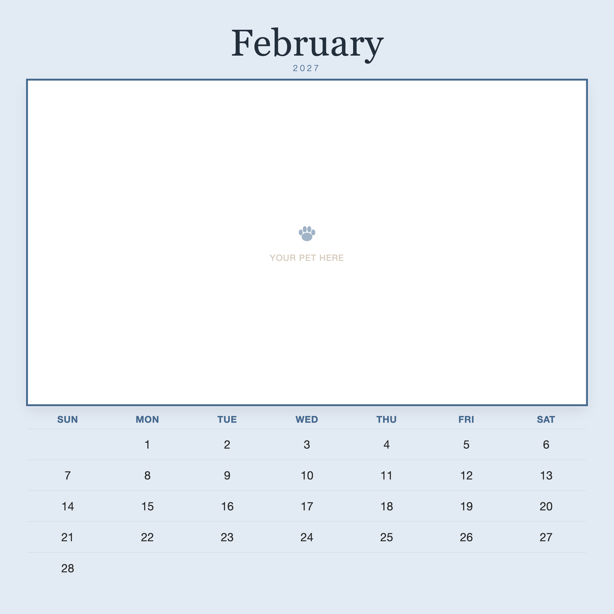 pet-calendar-2027-plain-blue-sq7-pages 02-february