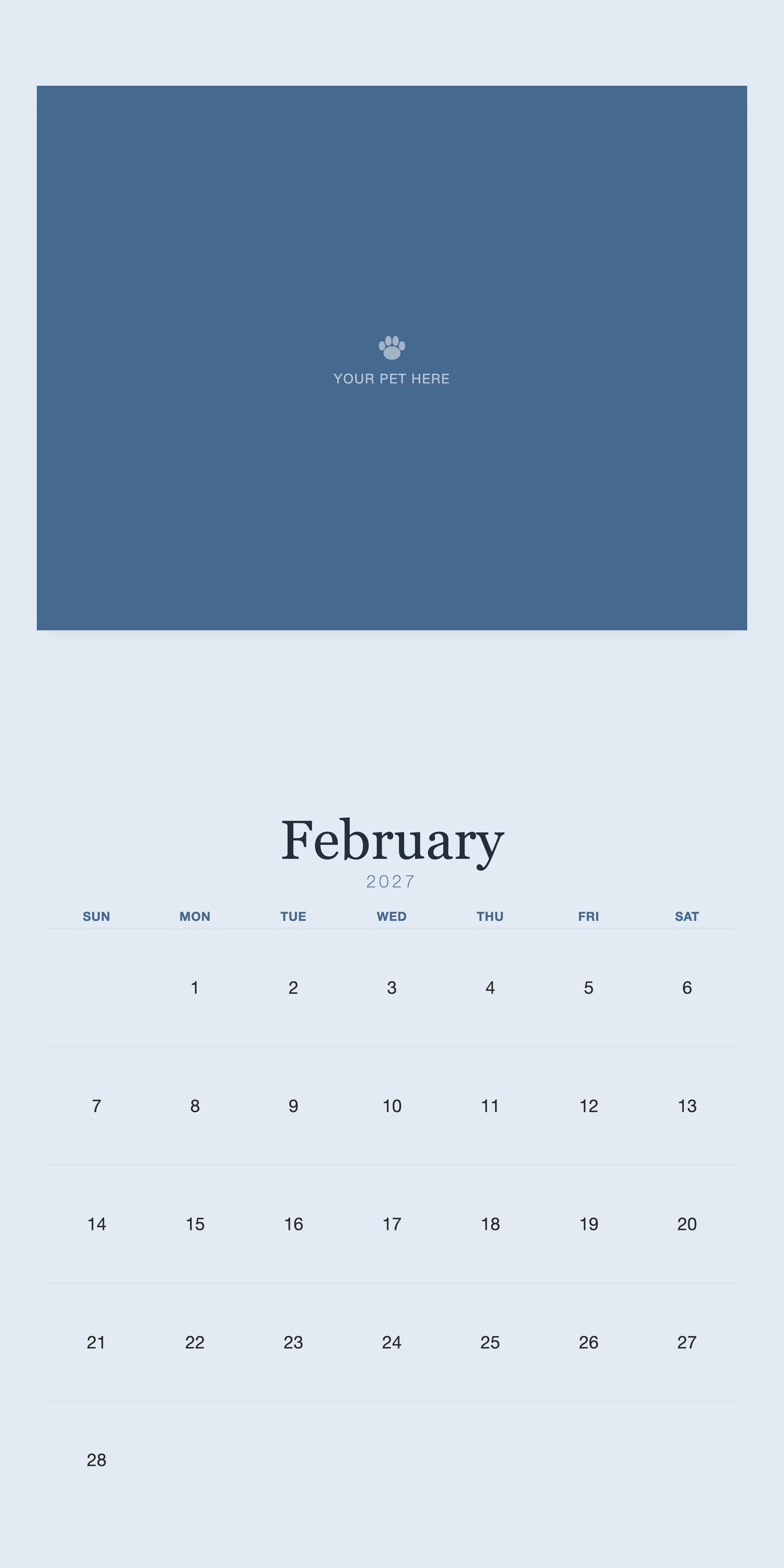 pet-calendar-2027-plain-blue-square-pages 02-february