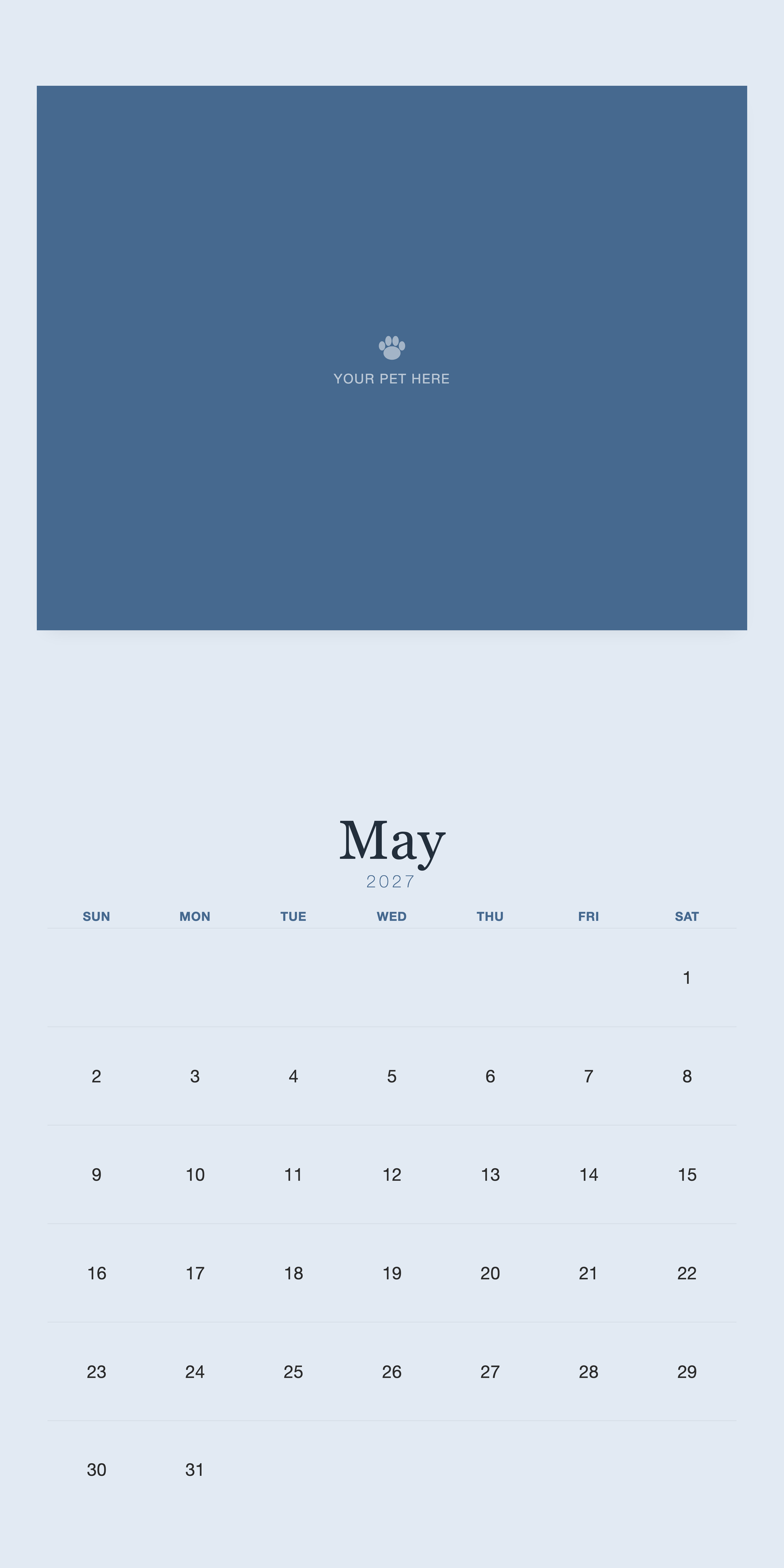 pet-calendar-2027-plain-blue-square-pages 05-may