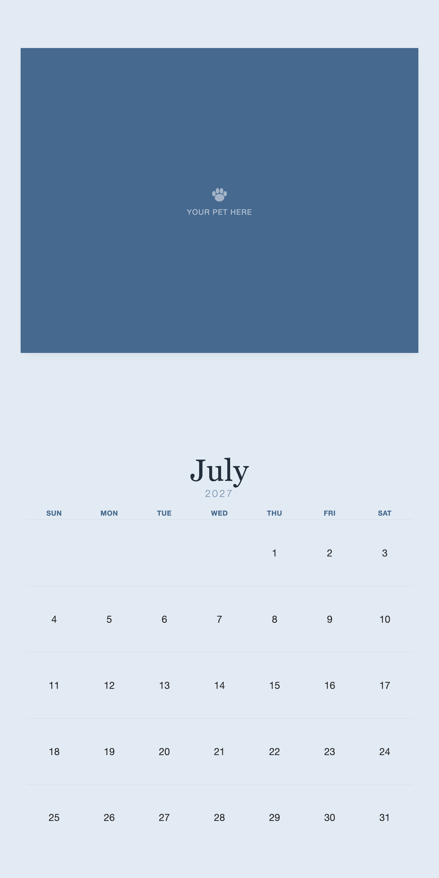 pet-calendar-2027-plain-blue-square-pages 07-july