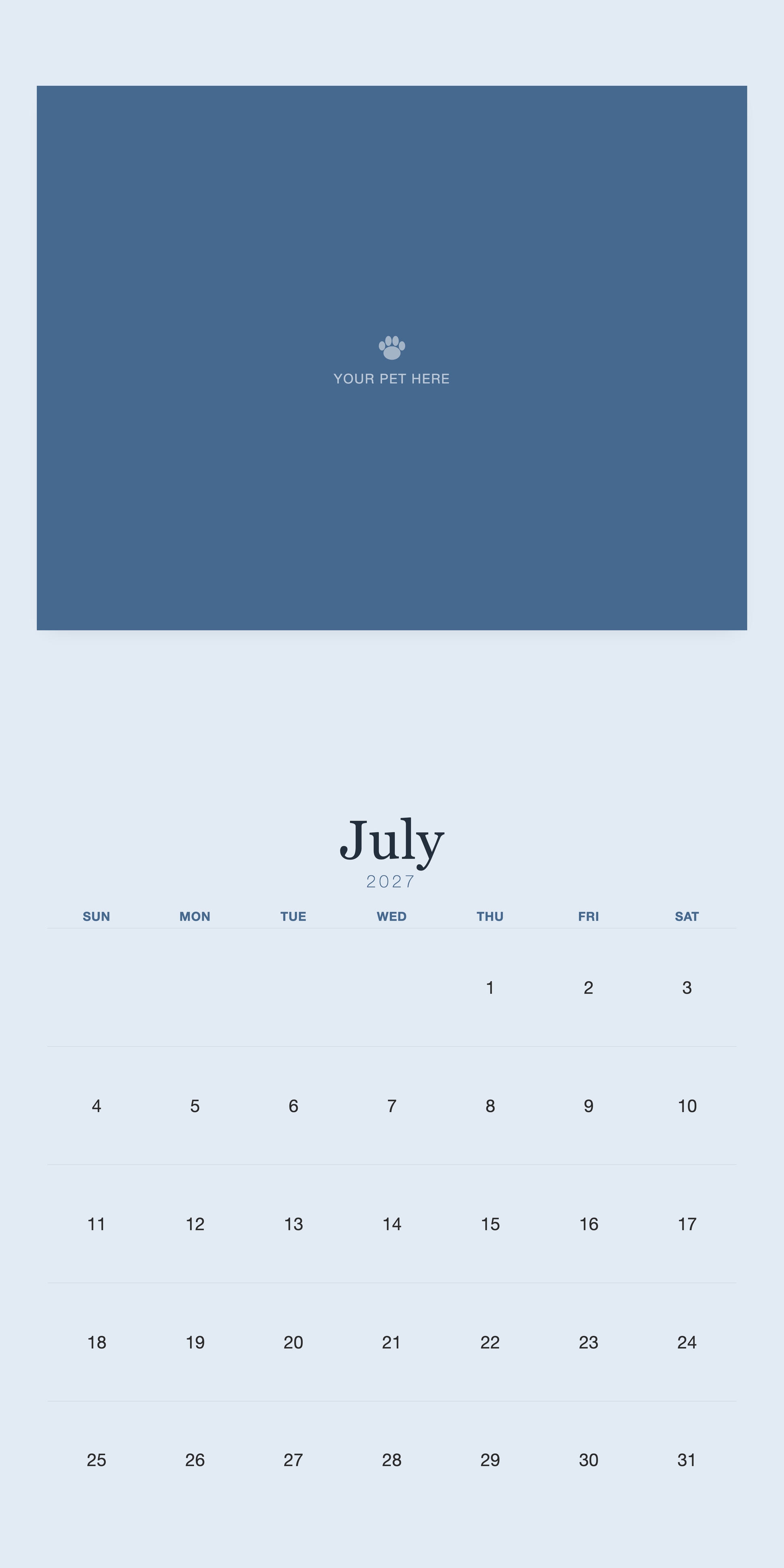 pet-calendar-2027-plain-blue-square-pages 07-july