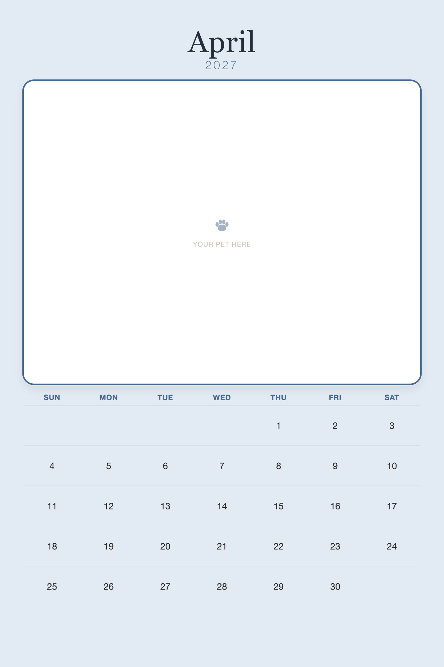 pet-calendar-2027-plain-blue-xl-pages 04-april
