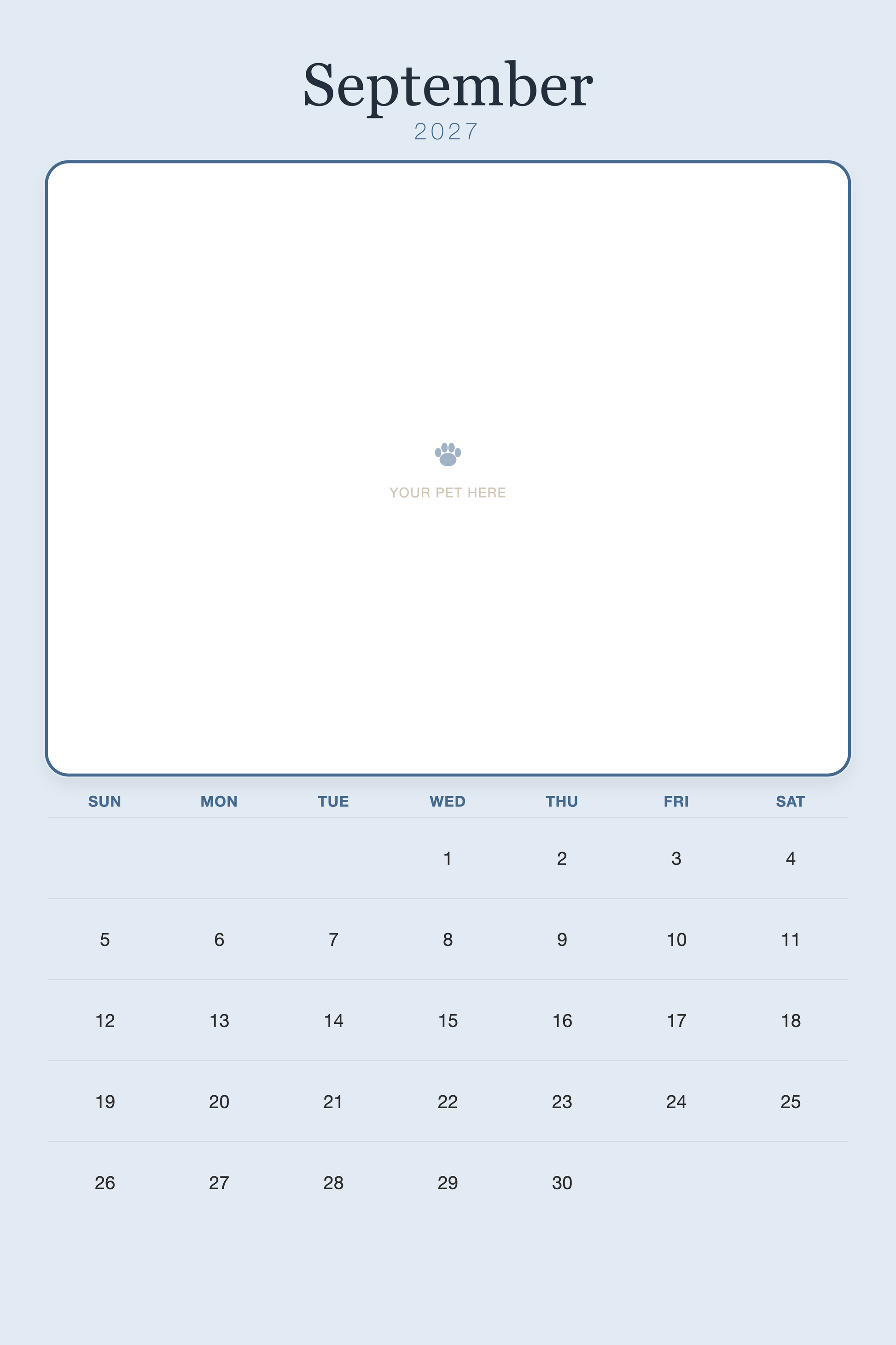 pet-calendar-2027-plain-blue-xl-pages 09-september