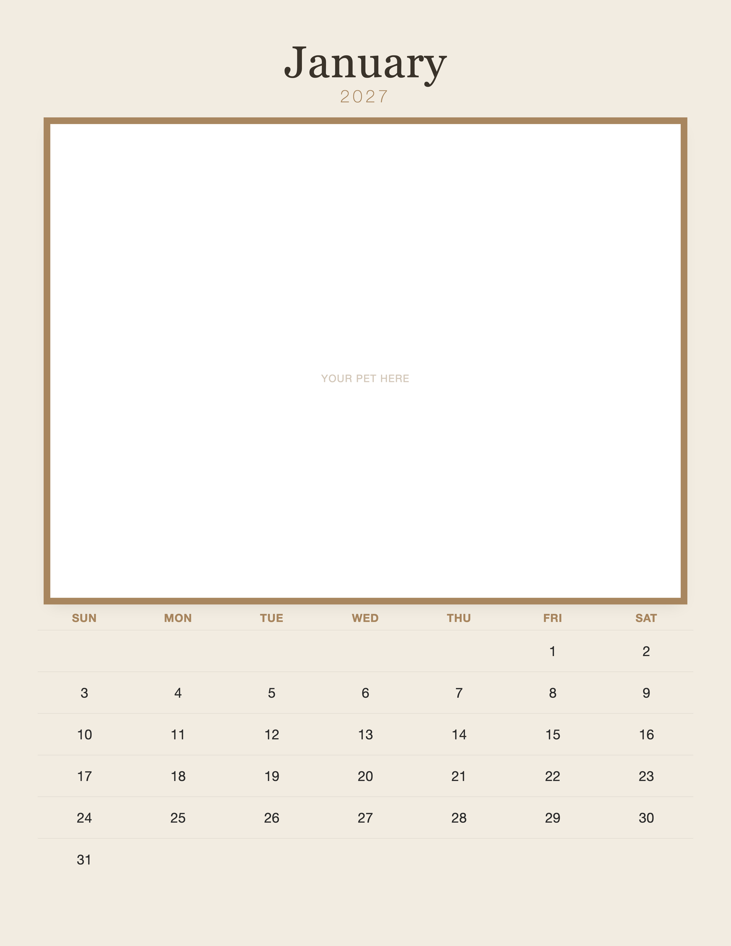 pet-calendar-2027-plain-linen-pages 01-january