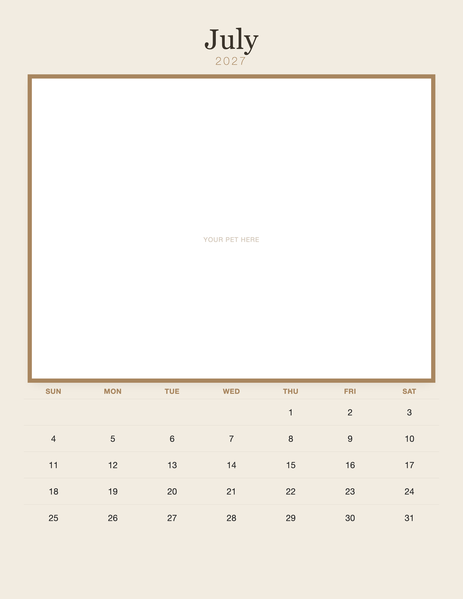 pet-calendar-2027-plain-linen-pages 07-july