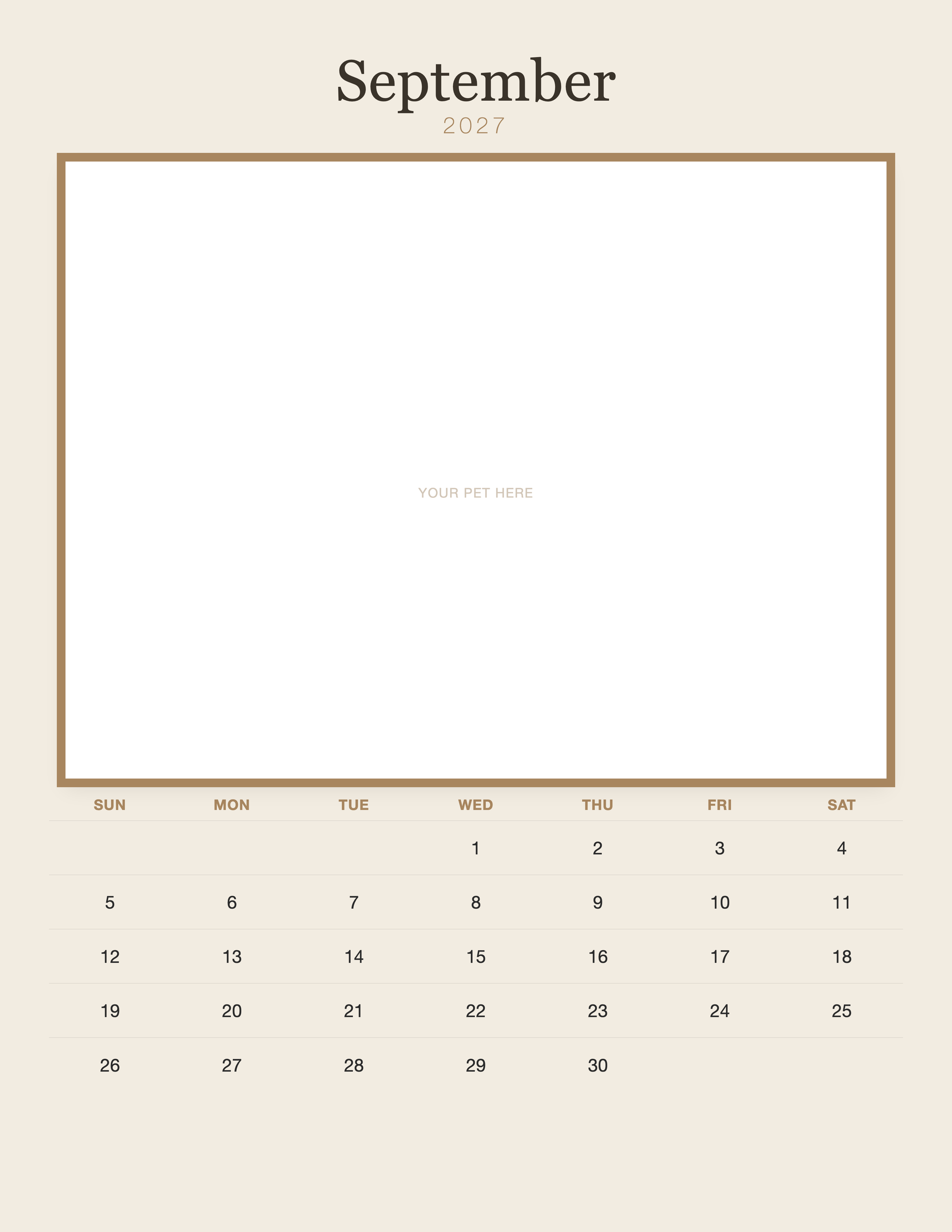 pet-calendar-2027-plain-linen-pages 09-september