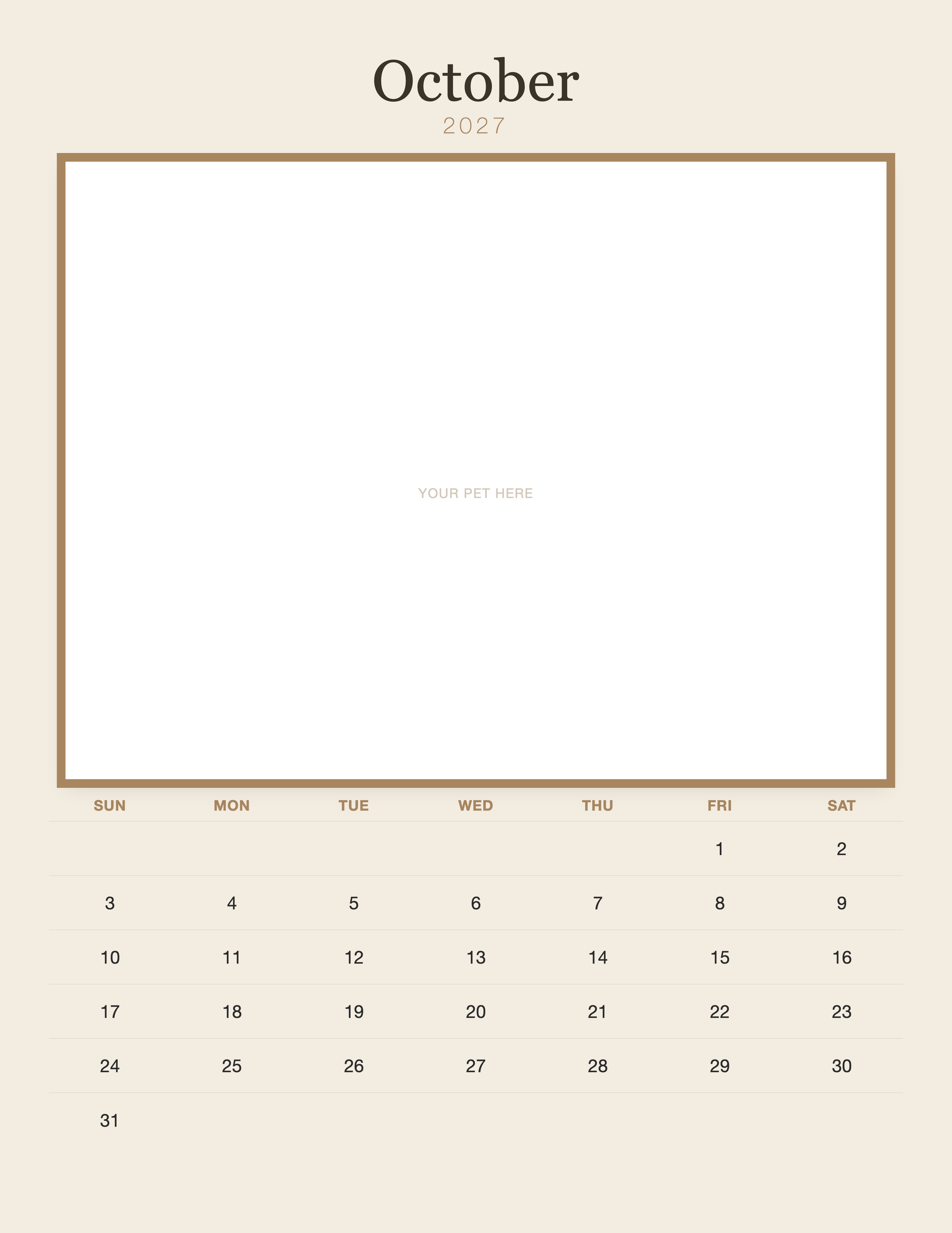 pet-calendar-2027-plain-linen-pages 10-october