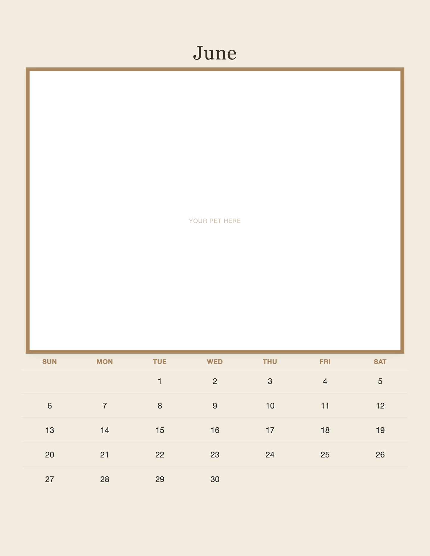 pet-calendar-2027-plain-linen-pages 06-june
