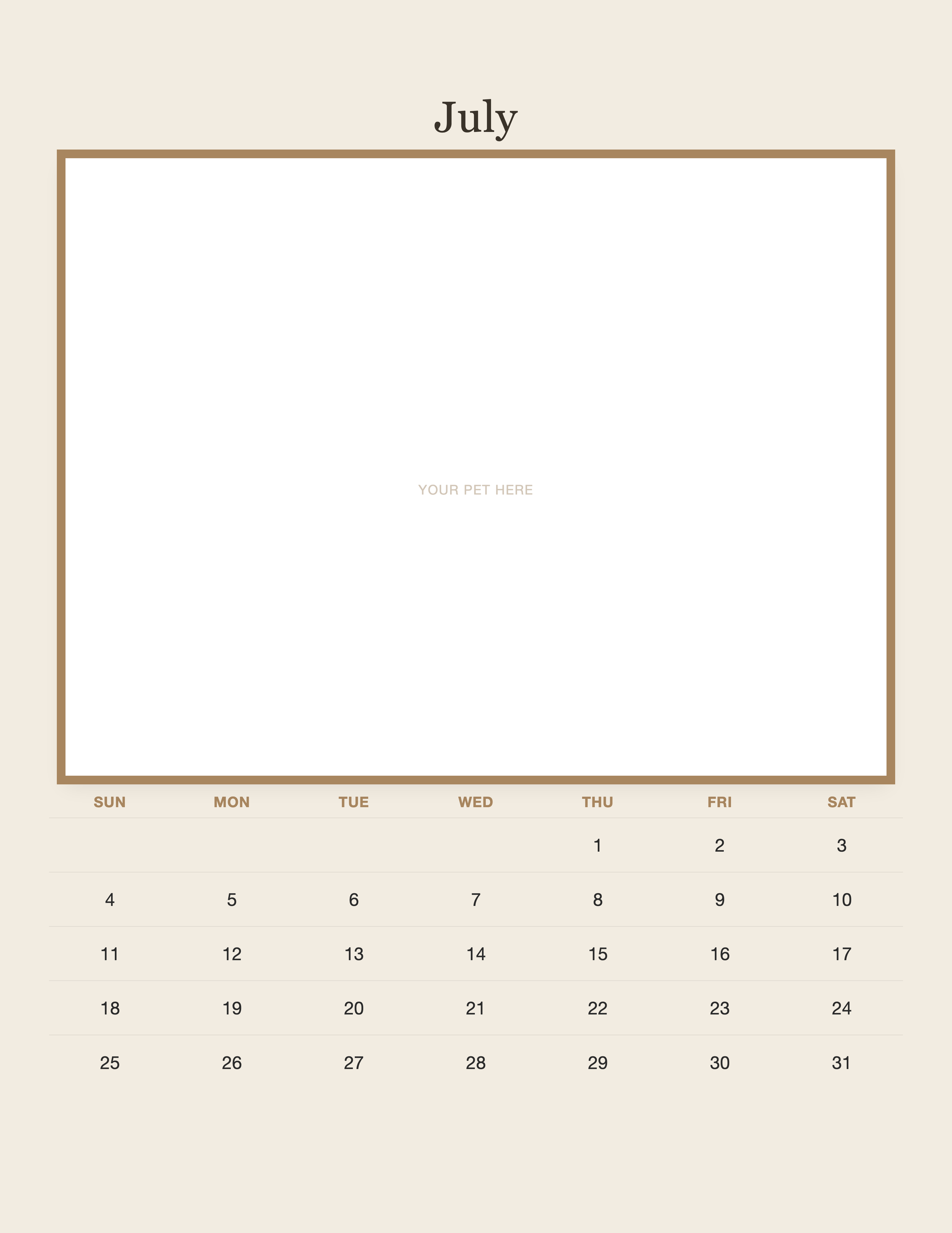pet-calendar-2027-plain-linen-pages 07-july