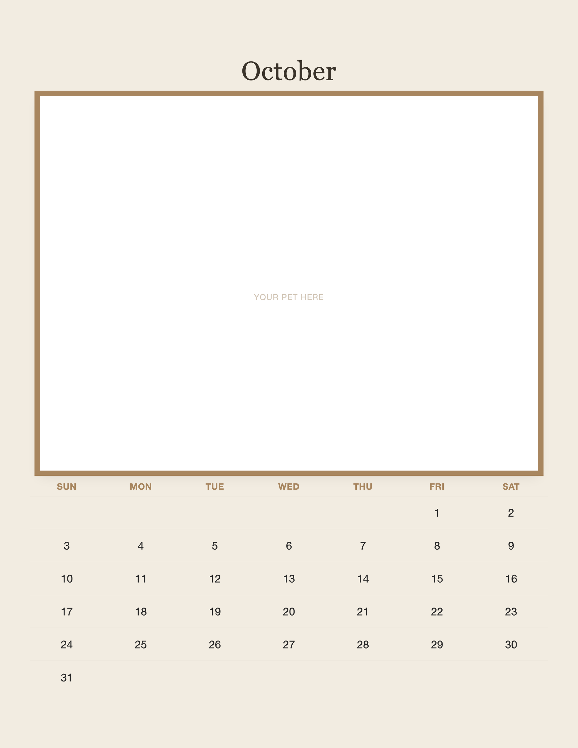 pet-calendar-2027-plain-linen-pages 10-october