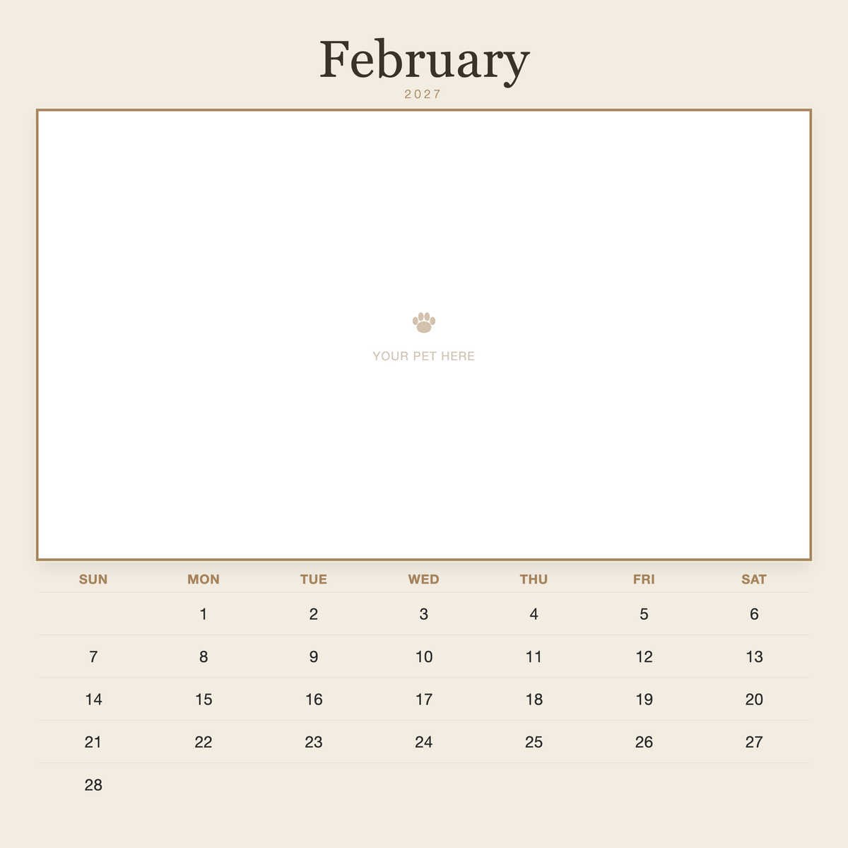 pet-calendar-2027-plain-linen-sq7-pages 02-february