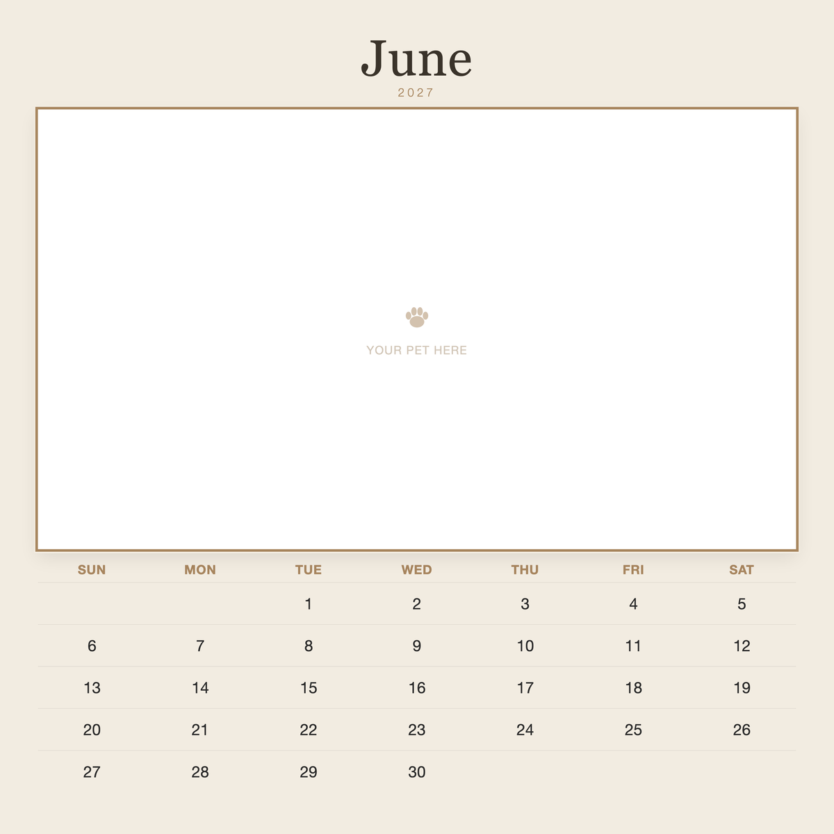pet-calendar-2027-plain-linen-sq7-pages 06-june