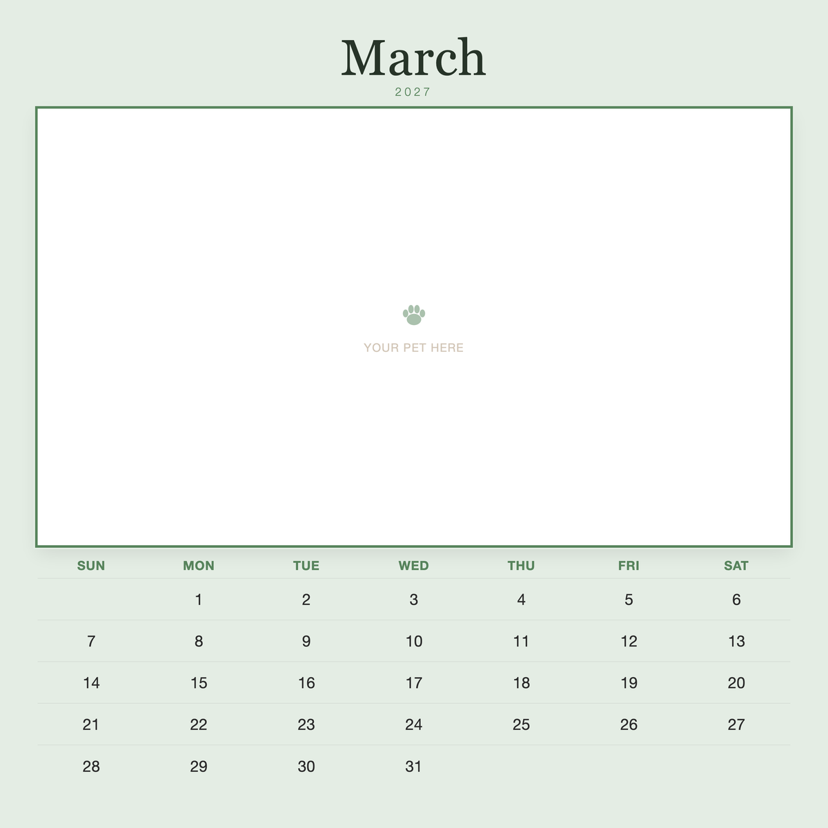 pet-calendar-2027-plain-sage-sq7-pages 03-march