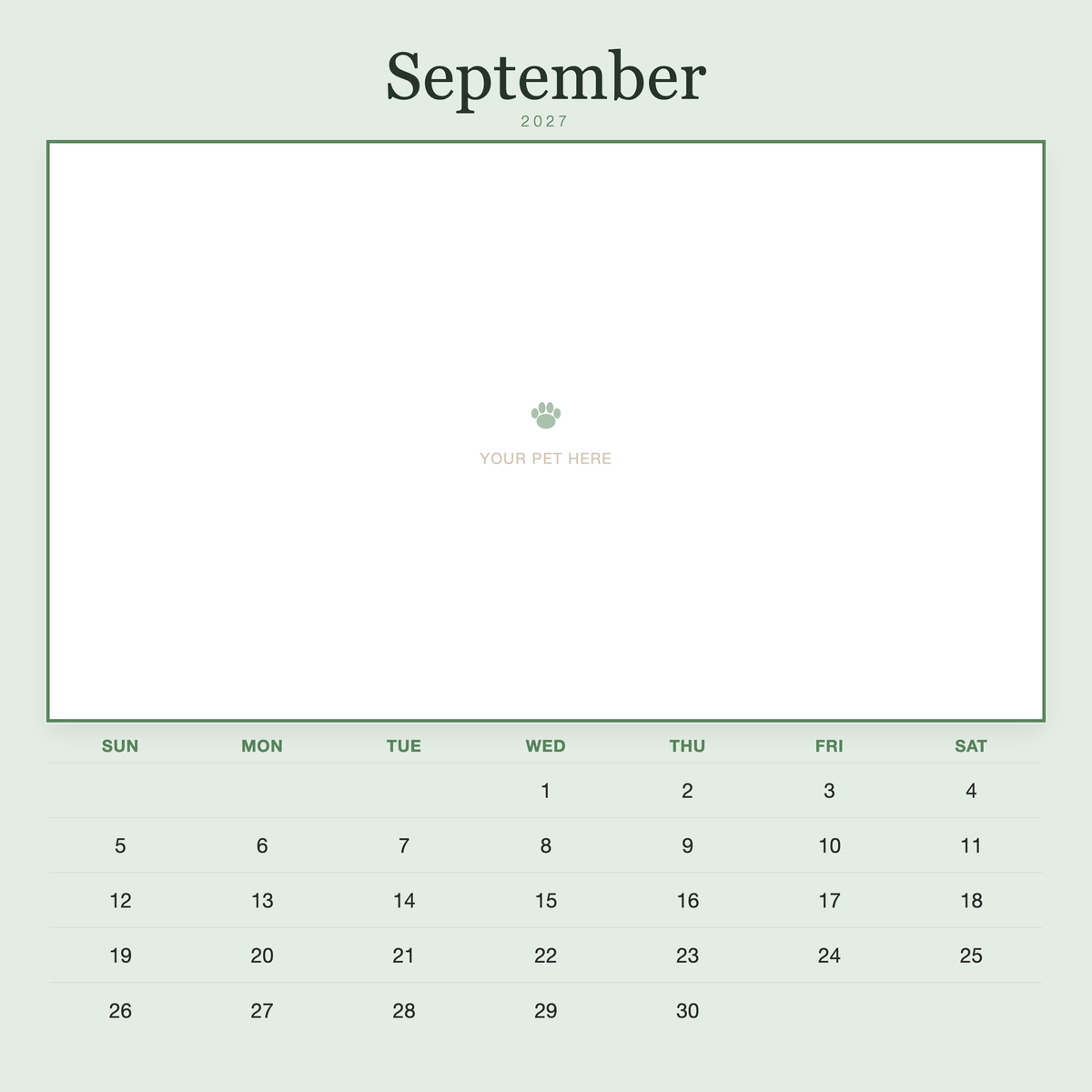 pet-calendar-2027-plain-sage-sq7-pages 09-september