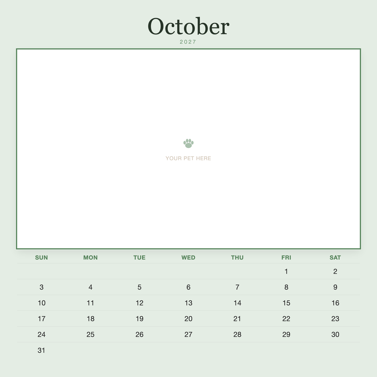 pet-calendar-2027-plain-sage-sq7-pages 10-october