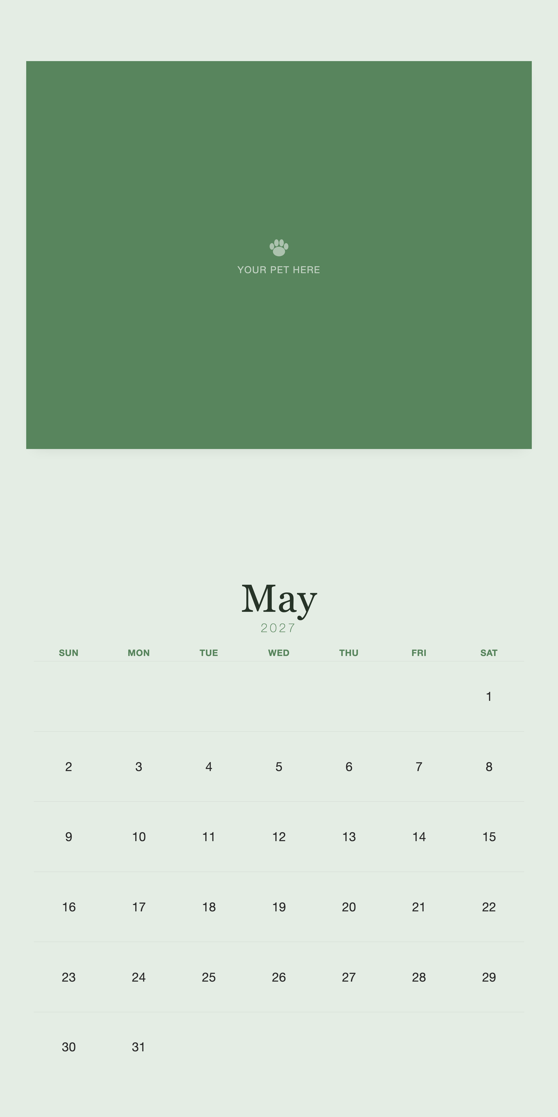 pet-calendar-2027-plain-sage-square-pages 05-may
