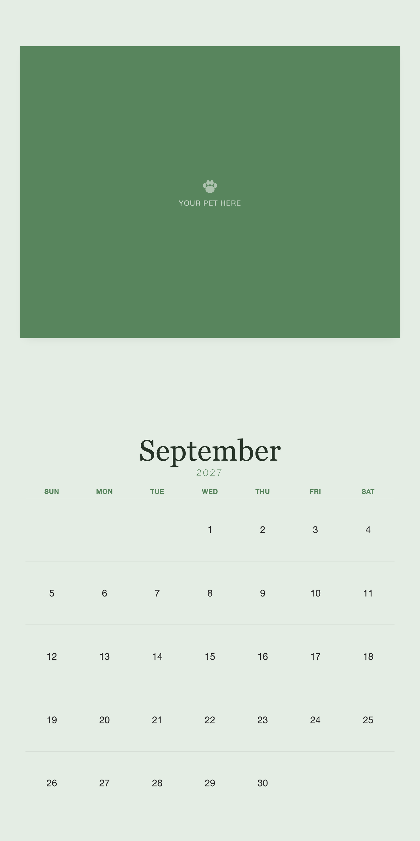 pet-calendar-2027-plain-sage-square-pages 09-september
