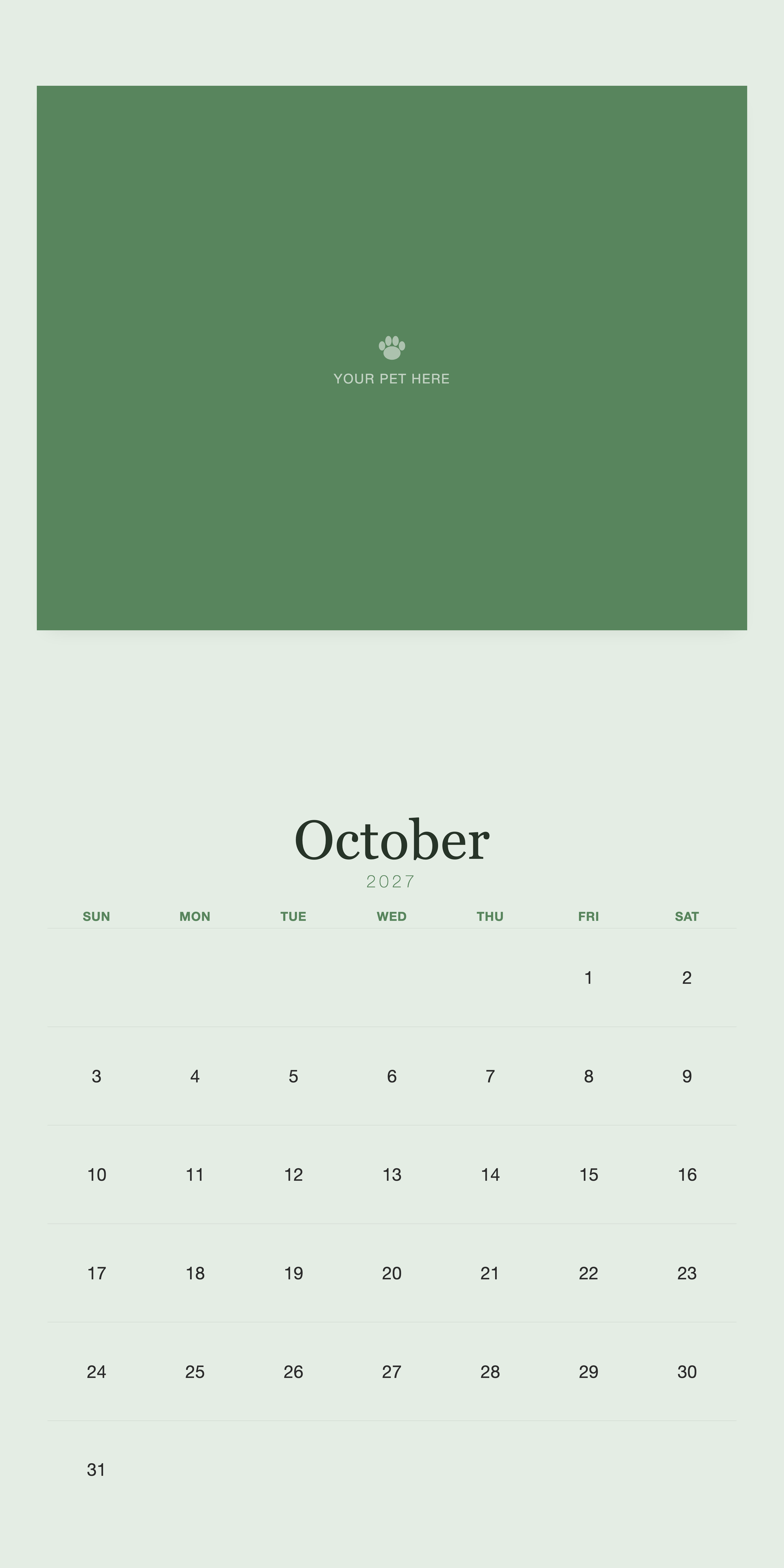 pet-calendar-2027-plain-sage-square-pages 10-october