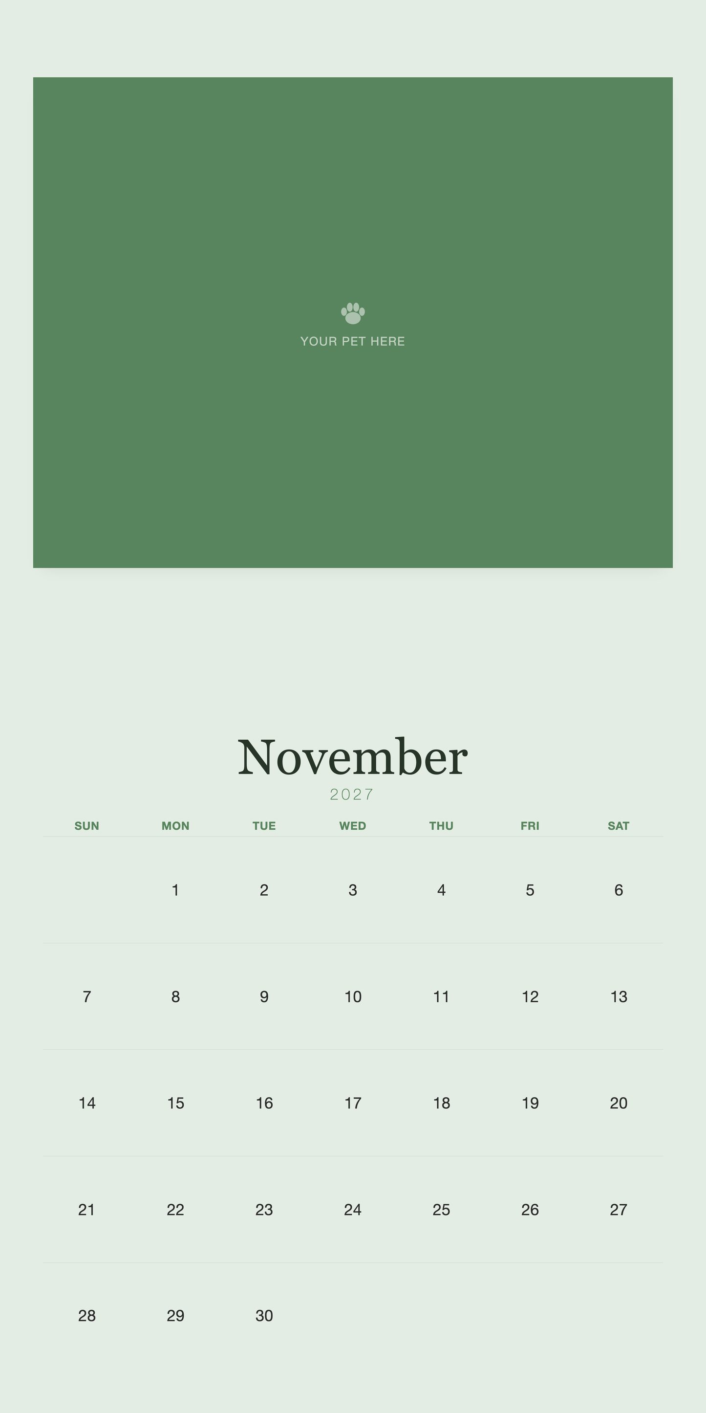 pet-calendar-2027-plain-sage-square-pages 11-november