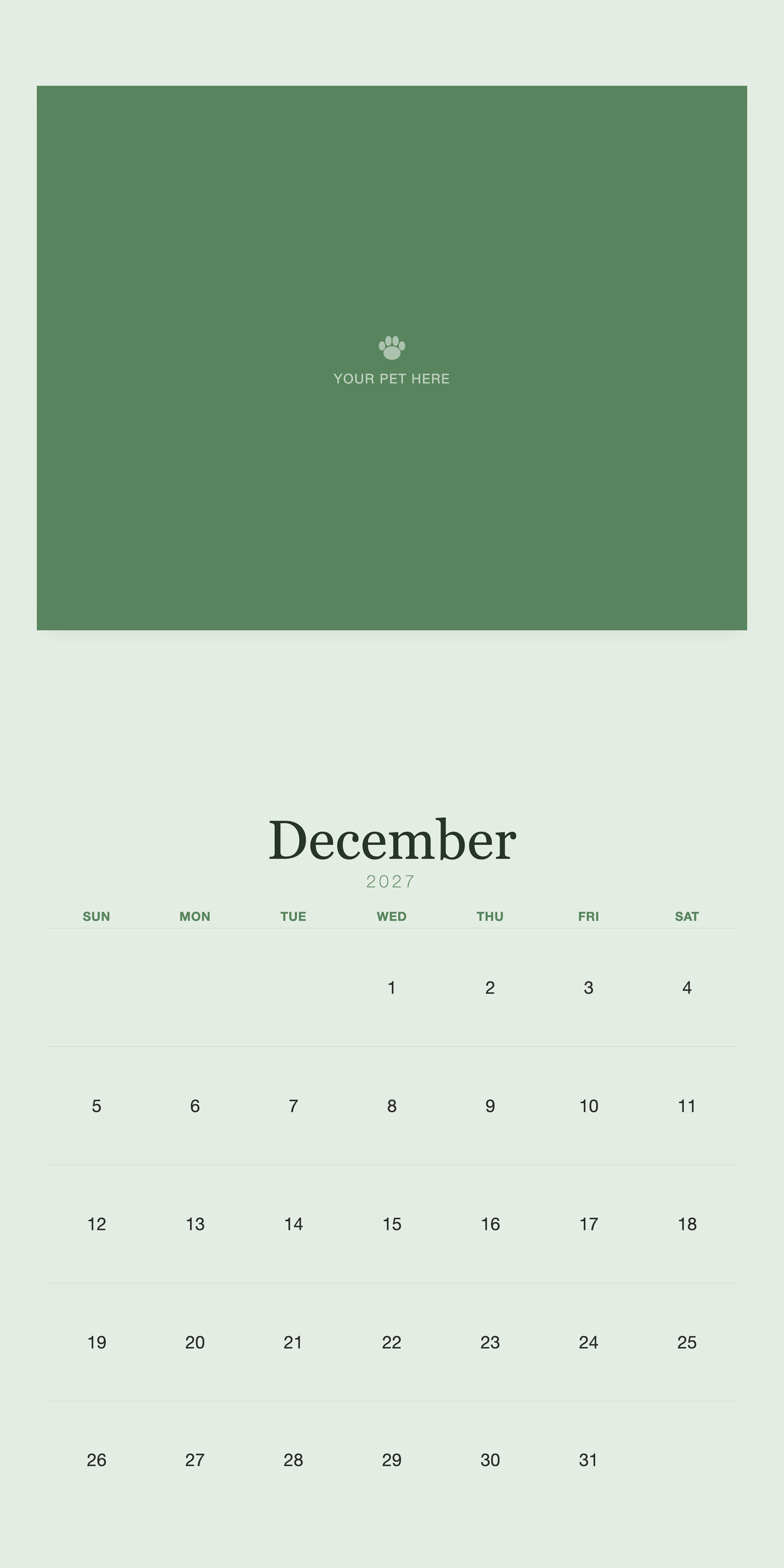 pet-calendar-2027-plain-sage-square-pages 12-december
