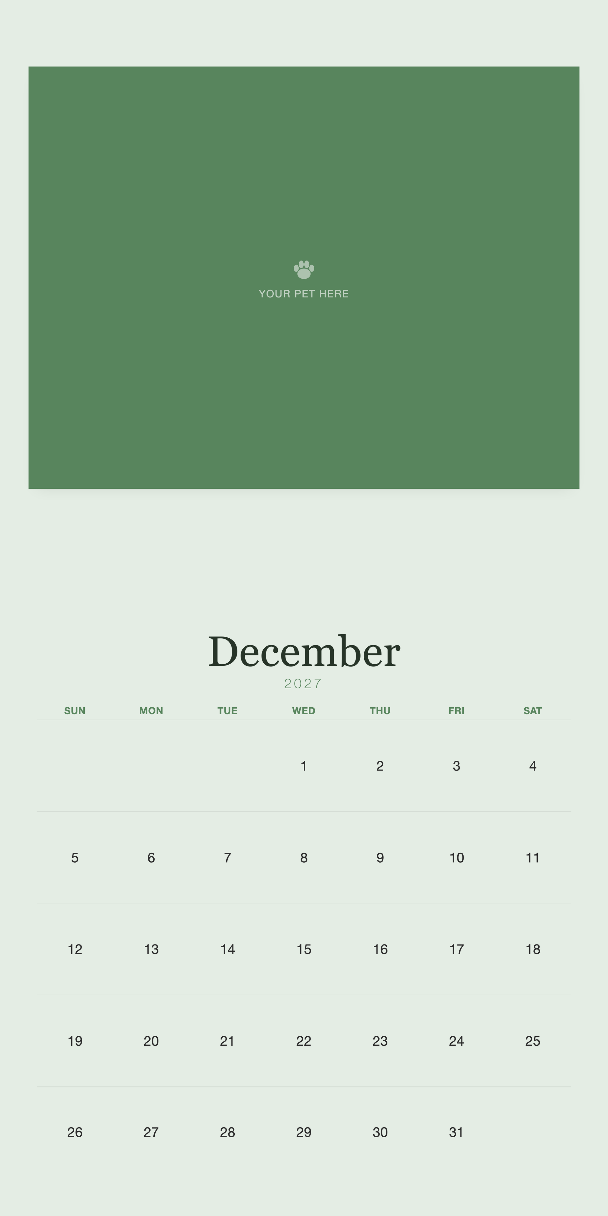 pet-calendar-2027-plain-sage-square-pages 12-december